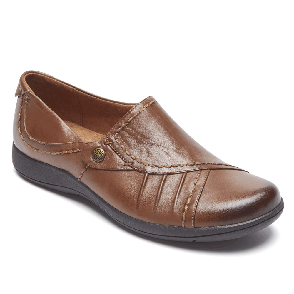 Zapatos Bajos Rockport Mujer Mexico - Daisey Monk Marrom - REIQA3479